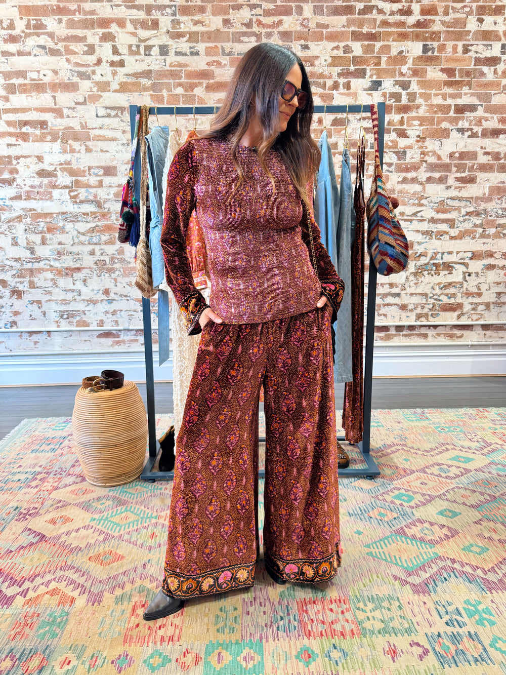 Rivoli Wide Leg Pant | Boteh