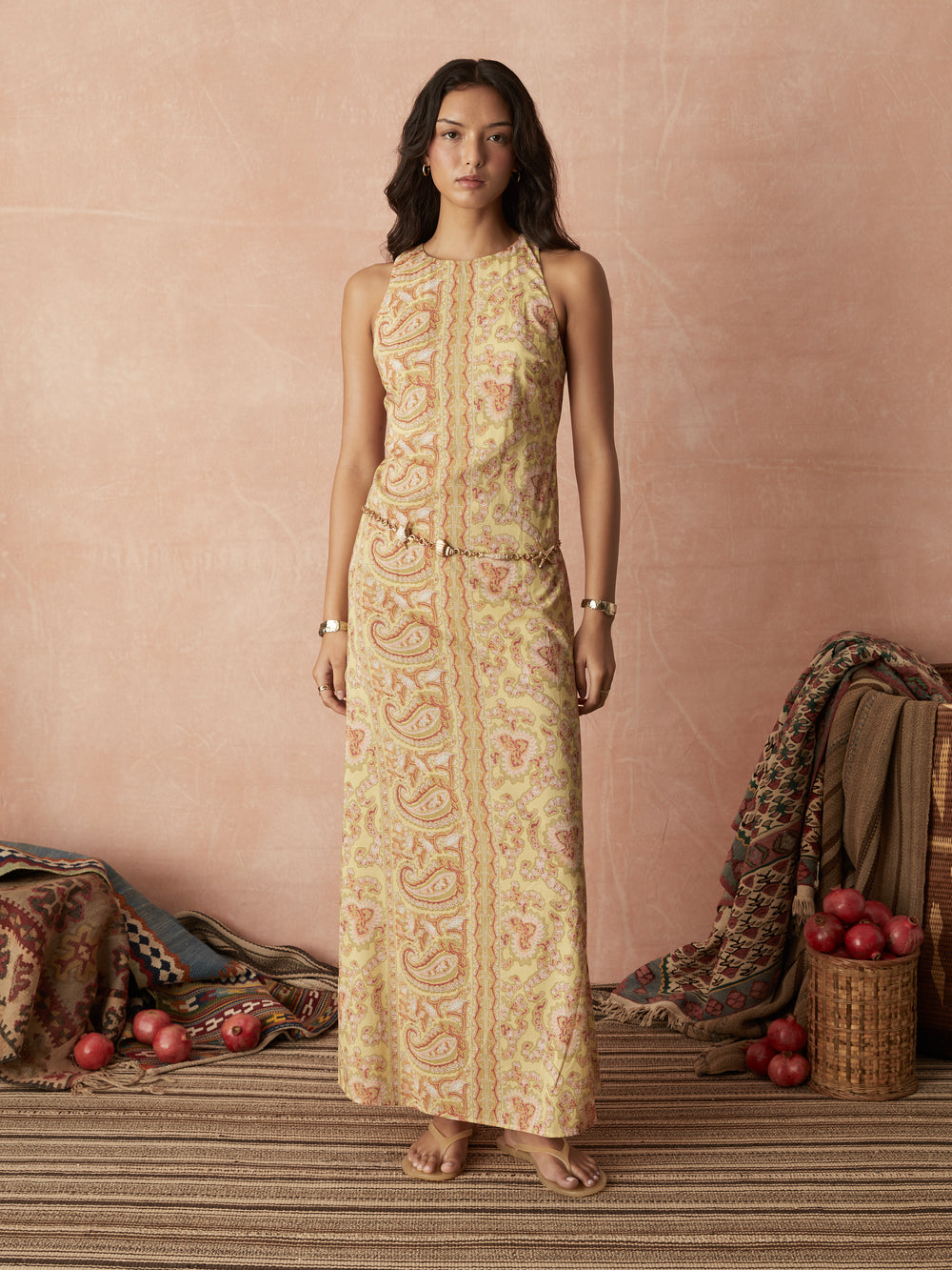 caravane column maxi dress | Boteh
