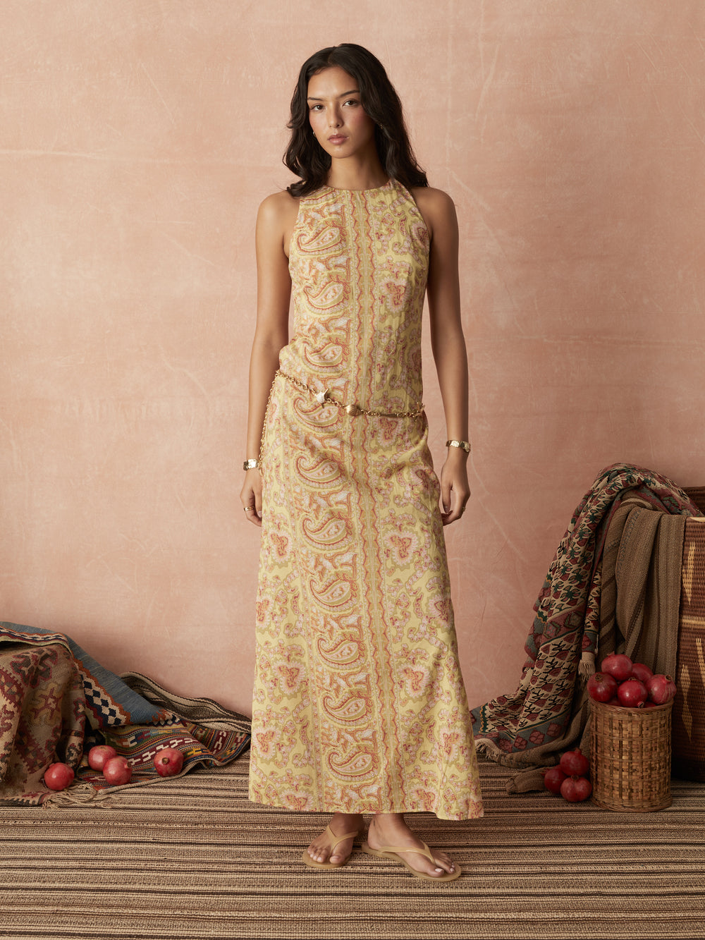 caravane column maxi dress | Boteh