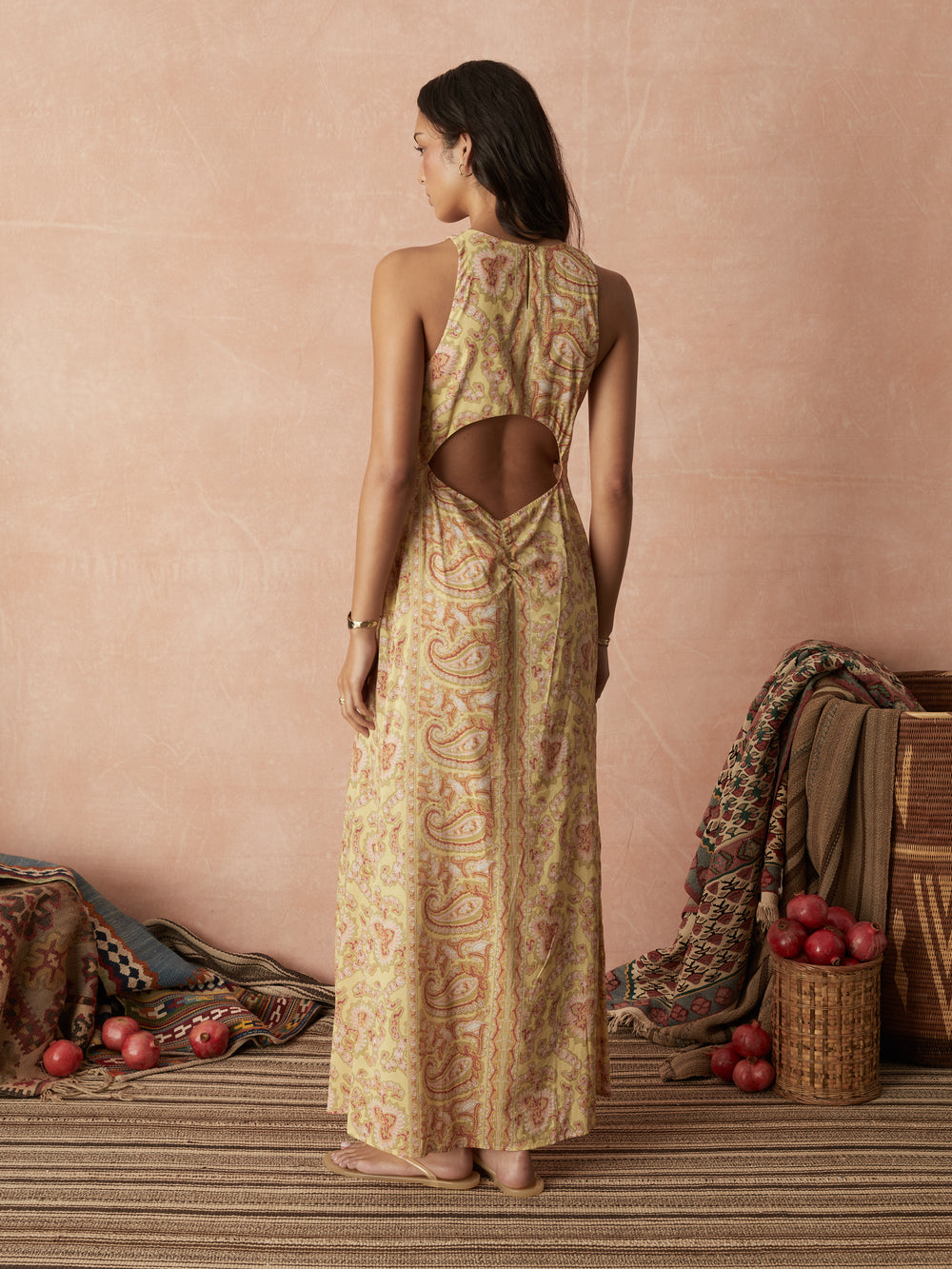 caravane column maxi dress | Boteh