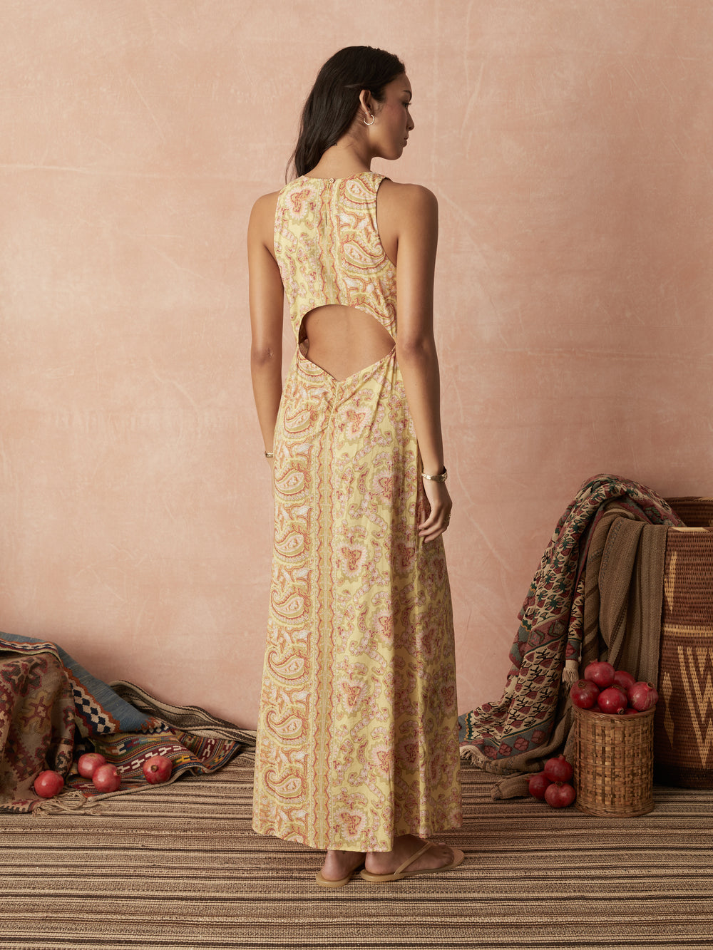 caravane column maxi dress | Boteh