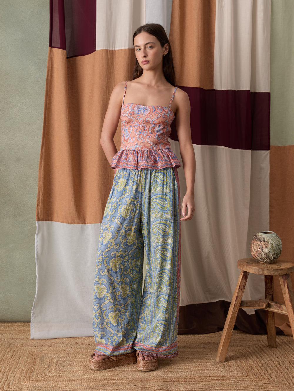 caravanne bodice terracotta | Boteh