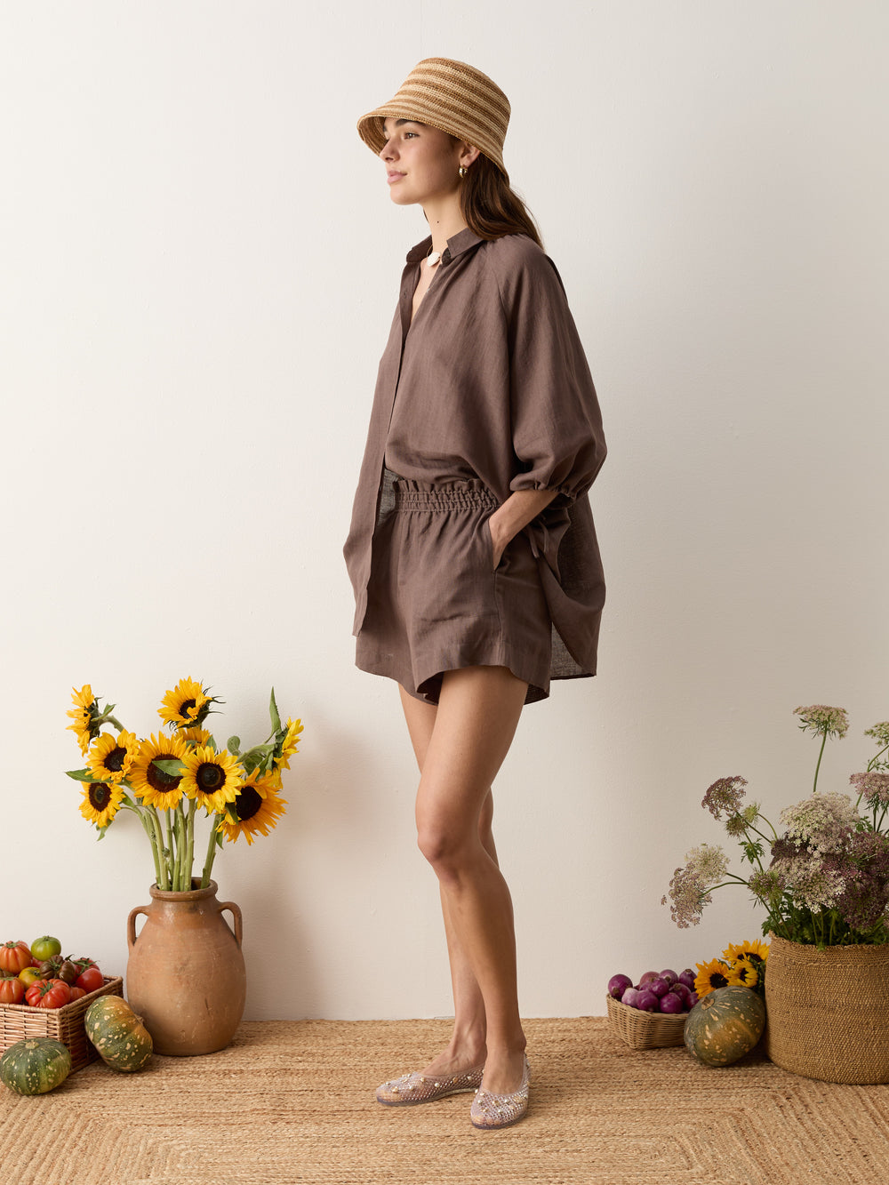 La Ponche Shirt Mocha | Boteh