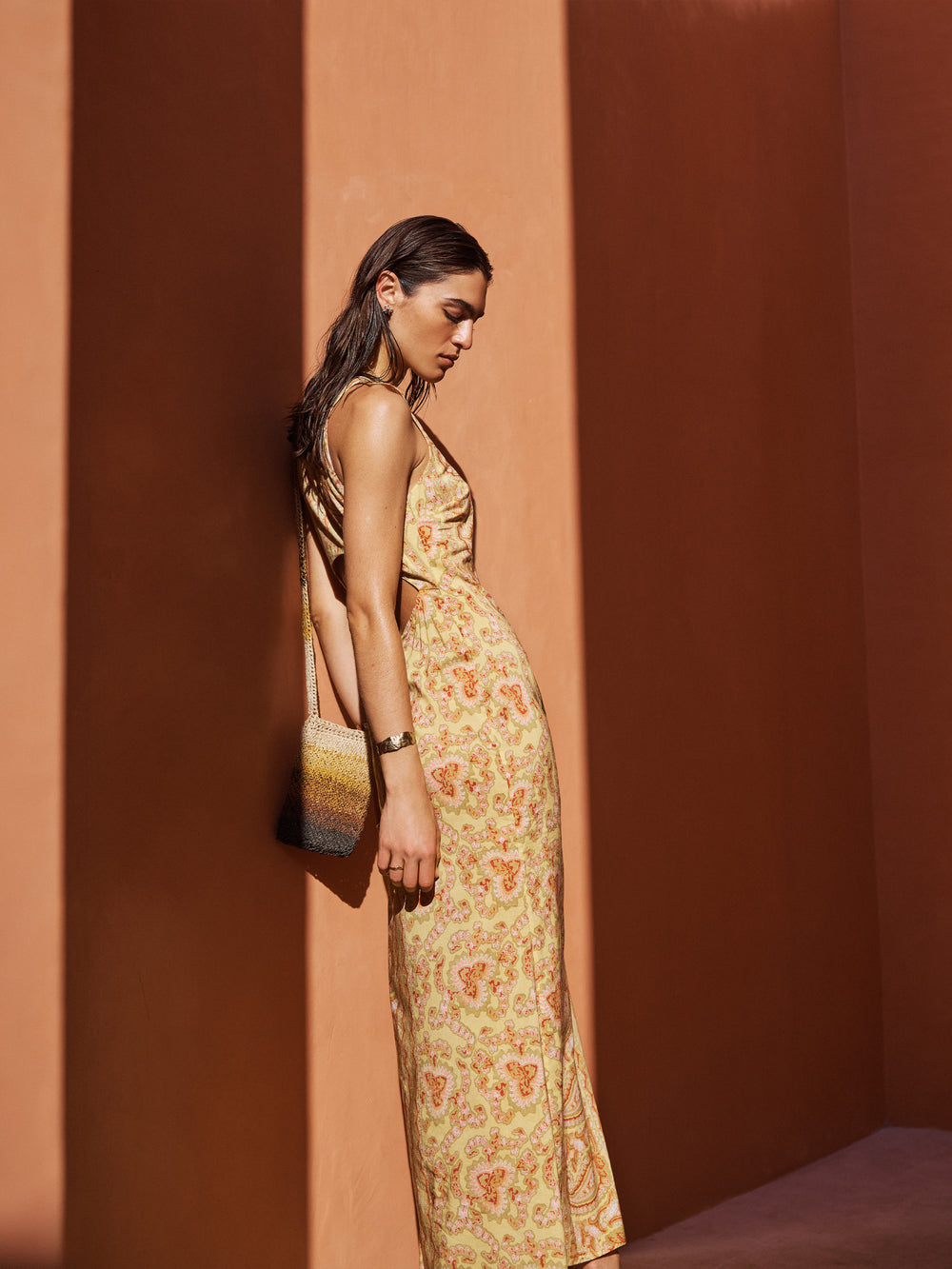 caravane column maxi dress | Boteh