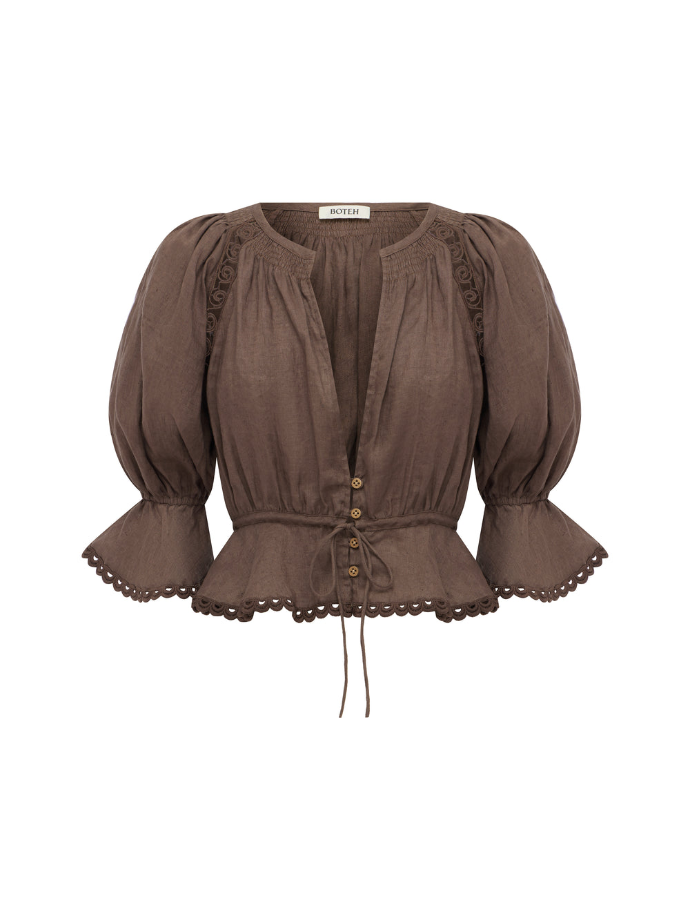 myra crop blouse | Boteh