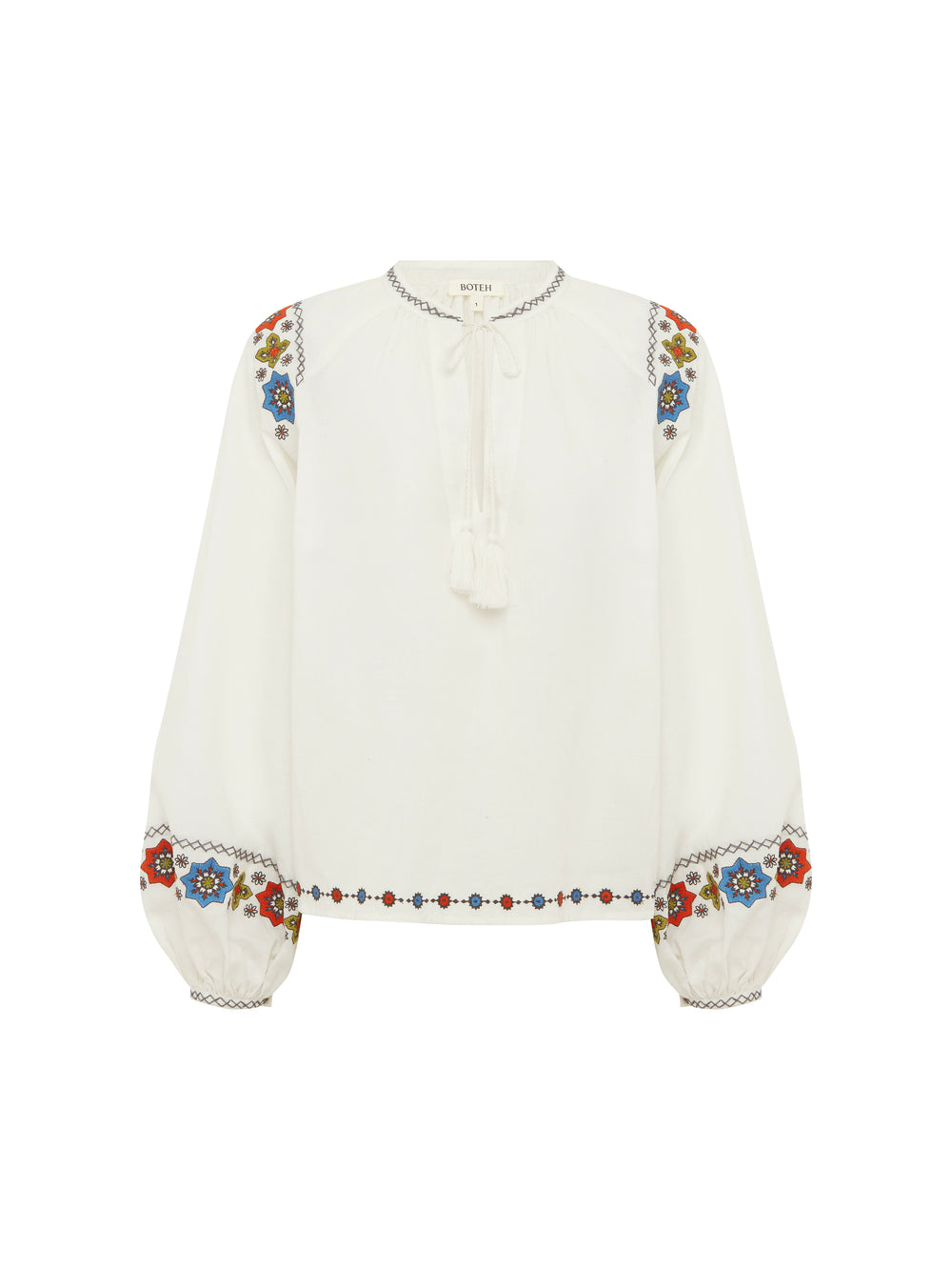 Castela Embroidered Smock blouse | Boteh