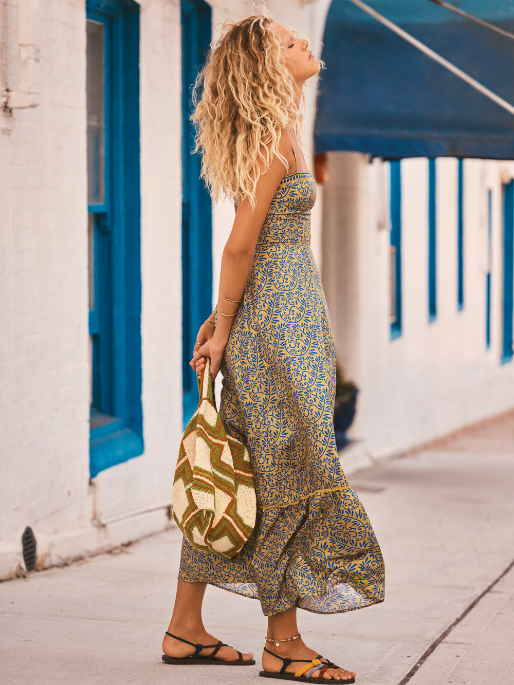 verve bodice maxi dress | Boteh