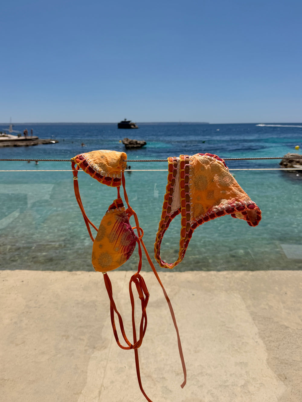 sienna ikat crochet bikini set | Boteh