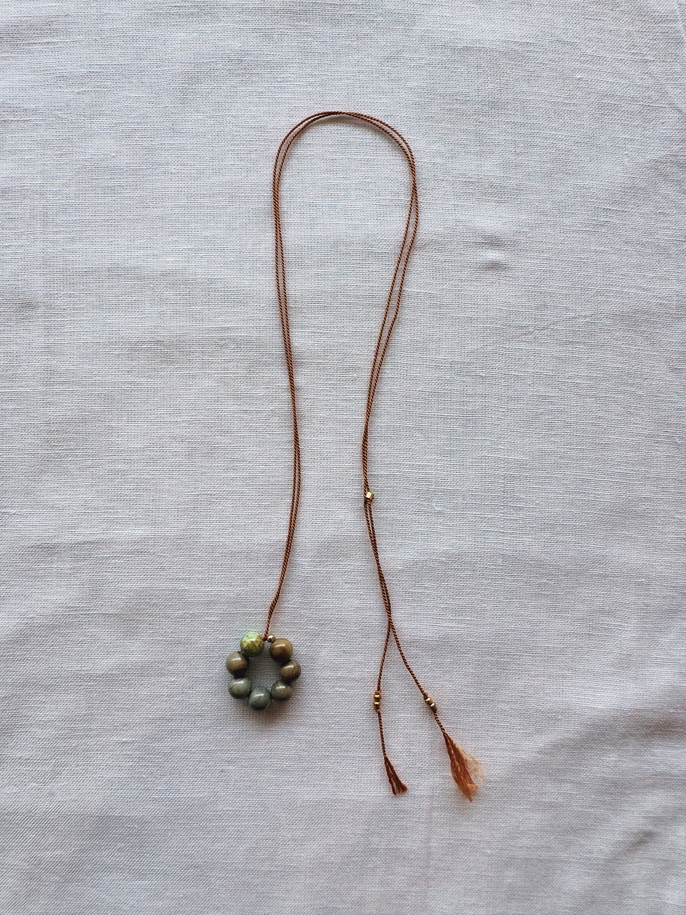 athena & co bloom necklace jade