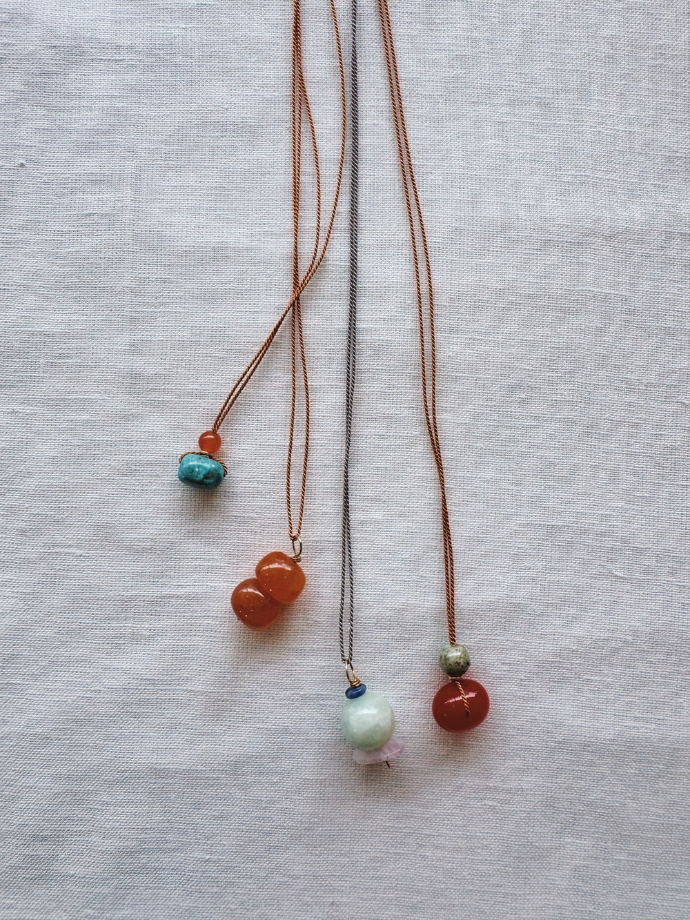 athena & co st. tropez necklace turquoise jade | Boteh